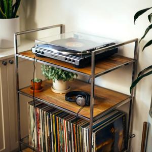 AT-LP60XHP 자동 벨트 드라이브 턴테이블+헤드폰