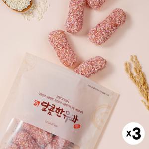 달콤한 백련초 유과 레드 120g*3봉