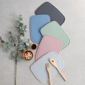 국산 파스텔 실리콘 타원도마 (소) -5color