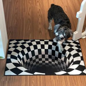 반려동물 낚시 놀이매트 3D 입체 착시매트 2종  - 싱크홀 트릭 착시 카페트 착시카페트