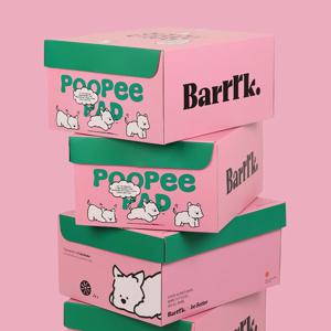 강아지 배변패드 논슬립 푸피 패드 고정 두꺼운 소형 30매 43g 고중량 탈취력 흡수력
