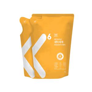 세탁세제 과탄산소다 워터 1L 리필x2