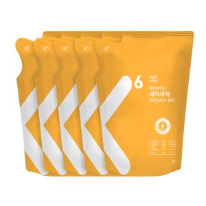 세탁세제 과탄산소다 워터 1L 리필x5