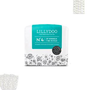 [해외] 독일 Lillydoo 천연유기농 프리미엄 기저귀 4단계 6팩 묶음