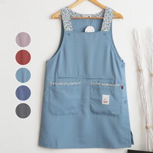 마마쉐프 3단 포켓 원피스 앞치마 (5컬러)