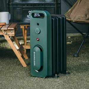 국산 500W 전기 라디에이터 오르씨 ORRCY-21(그린) 캠핑 난로 히터