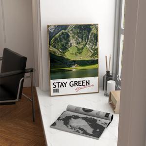 2+1 그린 테라피 풍경 인테리어 포스터 액자36종/19 Stay Green