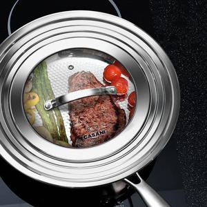 스텐 유리 뚜껑 후라이팬 냄비 뚜껑 덮개 멀티커버 32.5cm