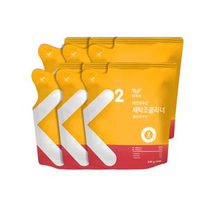 청소세제 세탁조클리너 클린파우치 330gx6