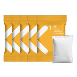청소세제 세탁조클리너 과탄산소다 클린포켓 400gx5