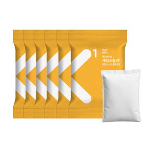 청소세제 세탁조클리너 과탄산소다 클린포켓 400gx6
