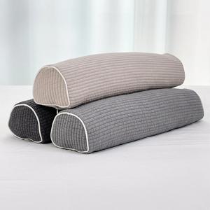 반 원통 원형 경추베개 단단한 높은 목 수건베개 캠핑 높이조절 편백나무칩베개 45X11X9