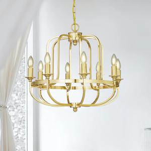 브리안 8등 크리스탈 샹들리에 조명 인테리어 식탁등 주방 카페조명