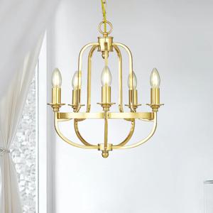 브리안 5등 크리스탈 샹들리에 조명 인테리어 식탁등 주방 카페조명