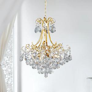 로미 4등 크리스탈 샹들리에 조명 인테리어 식탁등 주방 카페조명