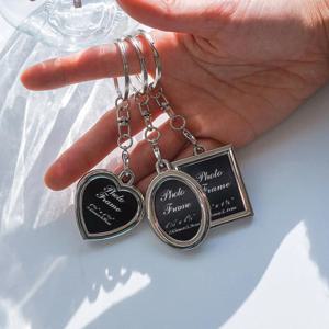 증명사진 증사 홀더 액자 메탈 키링 3type-사각