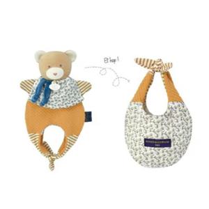 베어 손인형+가방+애착인형 3in1인형