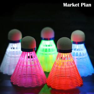스포츠용품 LED 배드민턴 셔틀콕 5종세트 랜덤발송