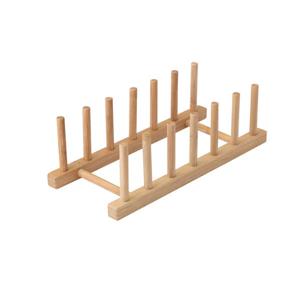 OSTBIT 오스트비트 대나무 접시꽂이 28x12x9cm 접시정리대 접시건조대 그릇꽂이