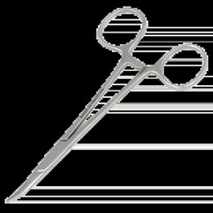 겸자가위 곡선 강아지 고양이