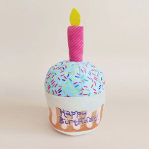 강아지 고양이 생일파티 생일 머핀 케익 장난감 인형