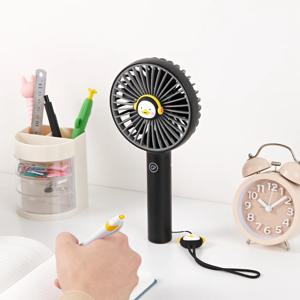 펭수 미니 휴대용 데일리 스트랩 선풍기 블랙