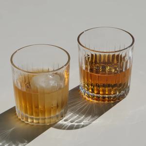 1+1 플리츠 위스키잔 양주잔 언더락잔 카페컵 320ml