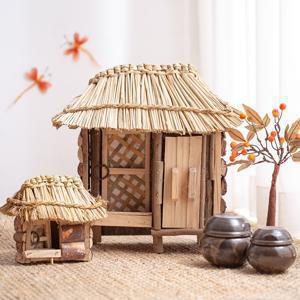 초가집 모음 (5종)-미니어처 장식 인테리어 소품 전통소품 원두막 시골집 가을소품