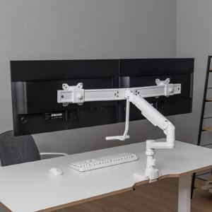 대형모니터 고중량 듀얼슬라이드 프리미엄 듀얼 모니터암 IMA2BD