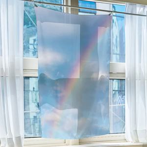 Rainbow #2 새틴 패브릭포스터 자연스러운 광택 대형 쉬폰포스터 가리개커튼