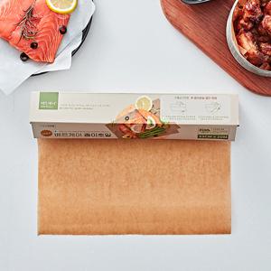 베르케어 천연펄프 롤타입 종이호일 골드 쿠킹호일 33cm x 20m 3개