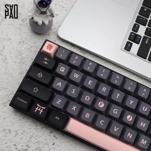 GMK 나이트 사쿠라 클론 키캡 XDA PBT 5면 염료승화 (134키)