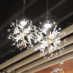 LED 버스크 2등 크리스탈 펜던트 10W 전구색