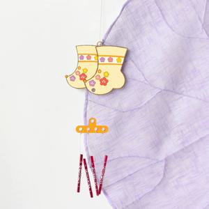 버선 전통 풍경 만들기 우드 문종 미니 감성 도어벨 DIY 집콕놀이