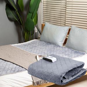 온정 온열매트 (더블) 극세사 번아웃 전기요 전기 매트 장판