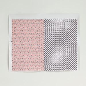 고양이 꽃 패턴 인조 가죽원단 소잉재료 파우치 여권지갑 케이스 소품만들기 DIY-유니크 캣