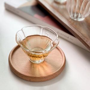 꽃잎 글라스 술잔 장미 35ml