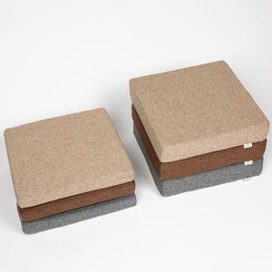 더블버클 키높이방석 높은 두꺼운 린넨 큰 방석 2size