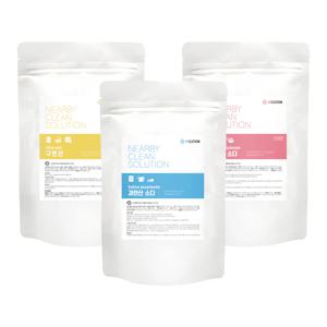 구연산 과탄산소다 베이킹소다 3종 세제 실속세트 500g