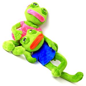 페페 인형 블루 핑크 킹받는 친구 선물 생일 파티템