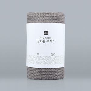 The 도톰한 일회용 수세미 롤타입 80매 x 1개