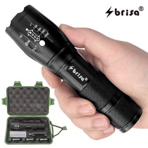 LED 후레쉬 T6  군용케이스