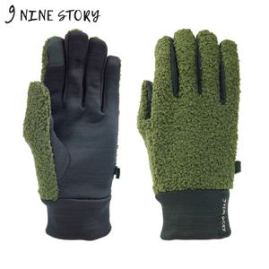 와플 스트레치 글러브 (카키) 겨울 플리스 터치 장갑