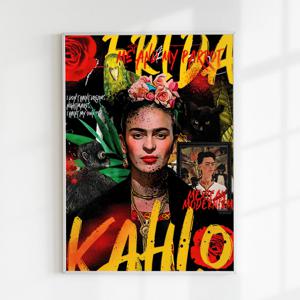 2+1 팝아트 일러스트 그림 액자 포스터 카페 편집샵 인테리어 벽꾸미기 - 프리다 칼로