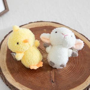양 병아리 인형 커튼 집게 타이백 애니멀 12cm 2컬러 인테리어 실내