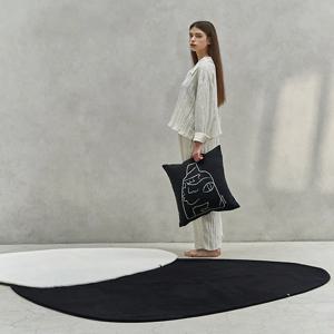 먼지없는 비정형 극세사 방수러그 2size 2colors