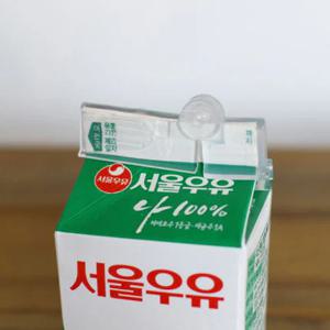 신선한 우유 키핑클립(집게) 2p - 투명2p