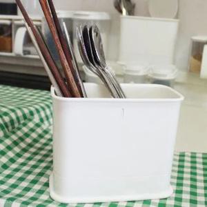 화이트 키친툴 스탠드(수저통)