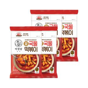 CJ 즐거운동행 미정당 쌀 국물떡볶이 2인분(401.2g)*4개