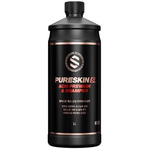 퓨어스킨S 산성 프리워시 카샴푸 물때제거제 1L 세차 자동차용품